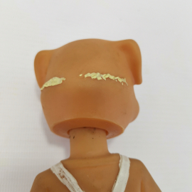 Игрушка детская "Поросенок", резина, с заводным механизмом (работоспособность неизвестна). Картинка 3